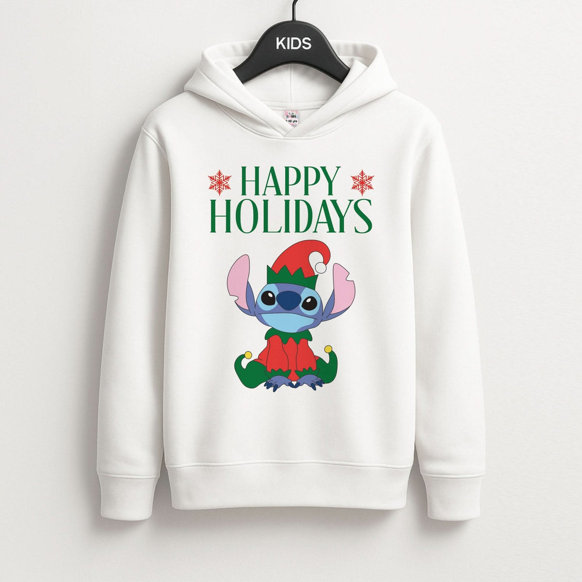 Cute Blue Alien Elf Kids Hoodie
