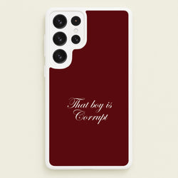 That Boy Is Corrupt Galaxy S22 Ultra Case