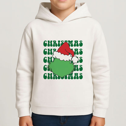Green Creature Christmas Boys Hoodie