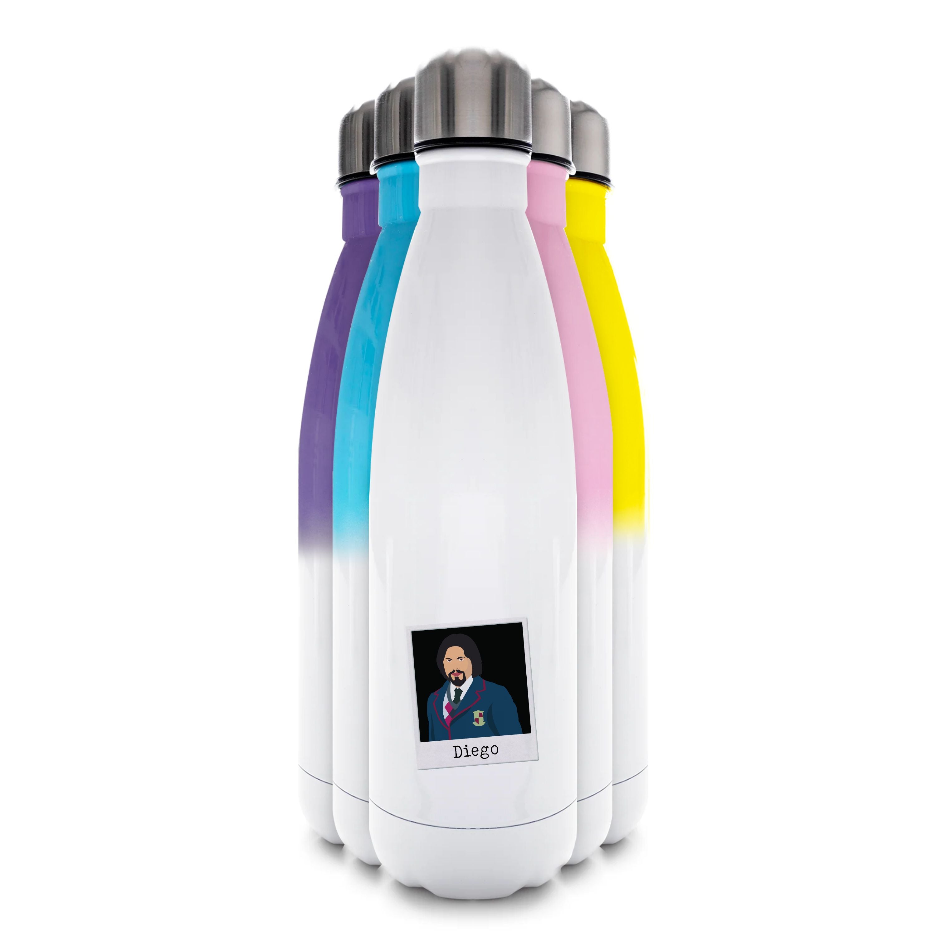 Sticker Diego - Umbrella Academy Water Bottle