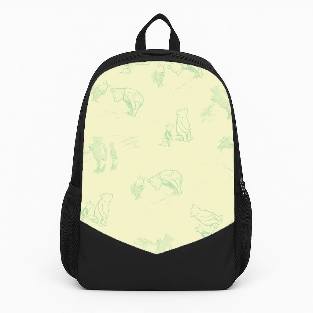 Sketched Winnie Pattern Backpack