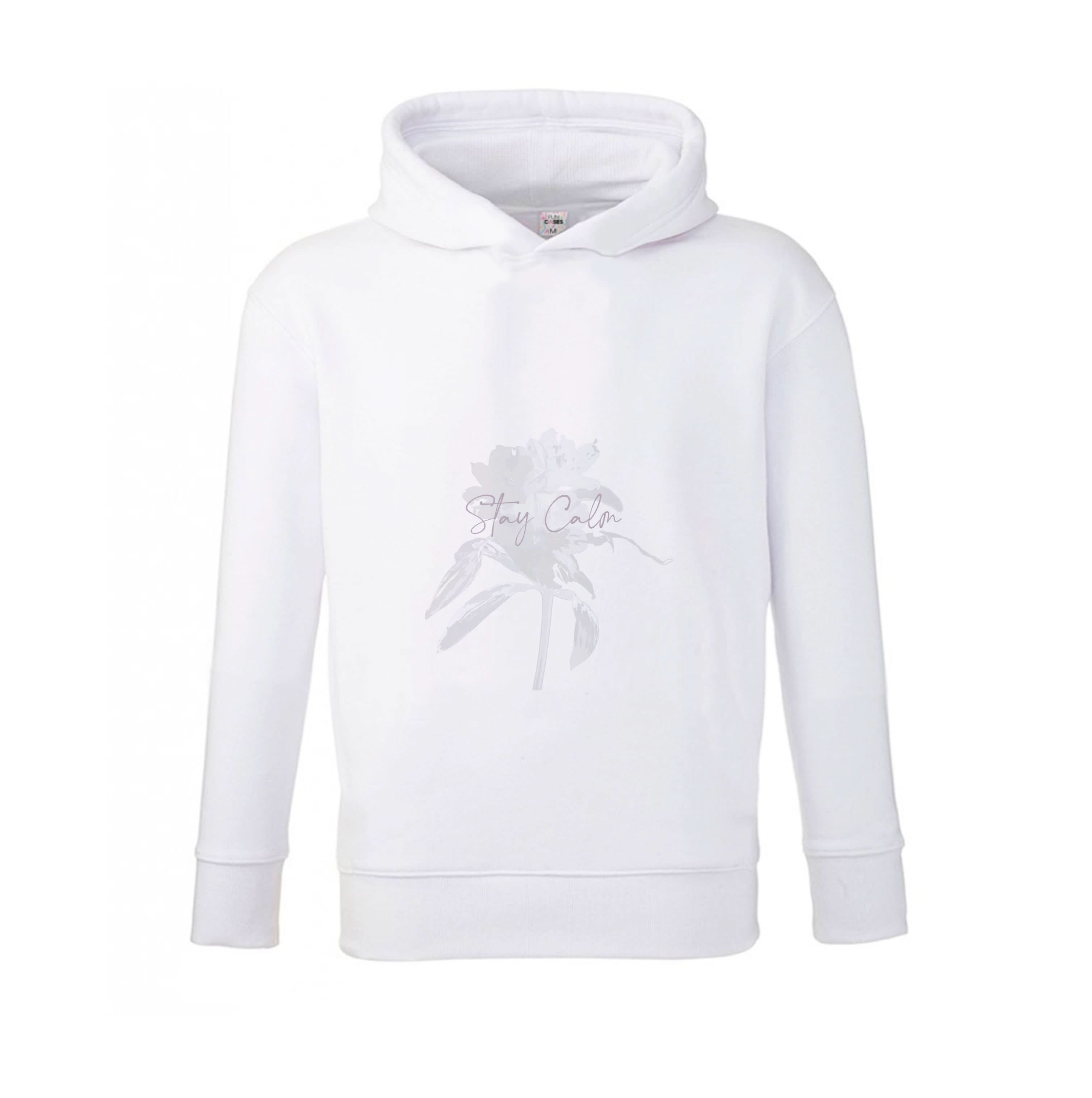 Mauve Stay Calm Kids Hoodie