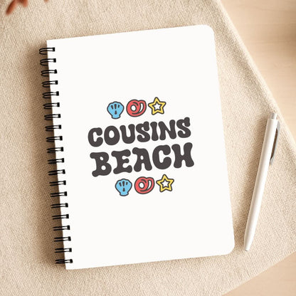 Cartoon Cousins Beach Notepad