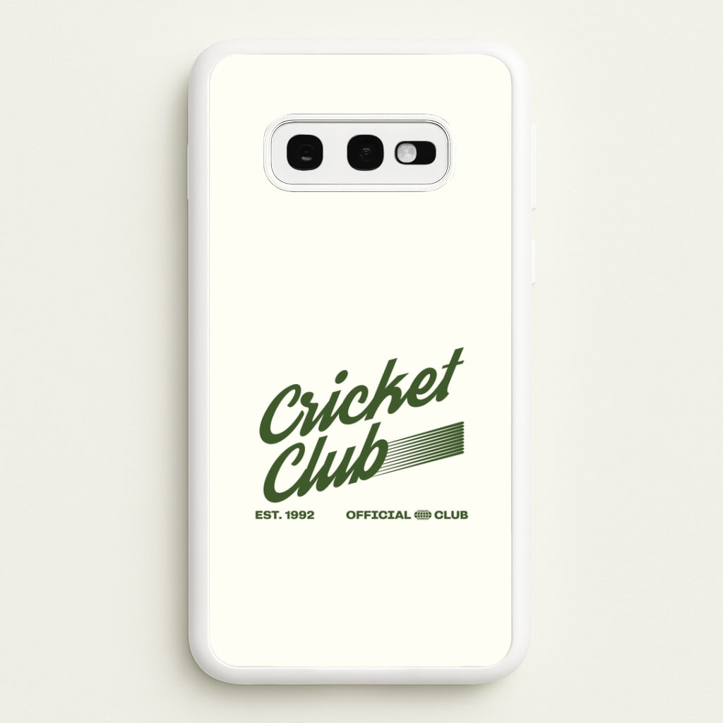 Official Cricket Club Galaxy S10e Case