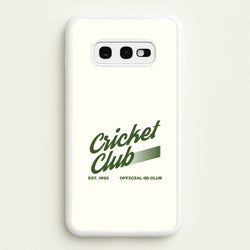 Official Cricket Club Galaxy S10e Case
