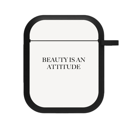 Beauty Is An Attitude - Clean Girl Aesthetic AirPods Case