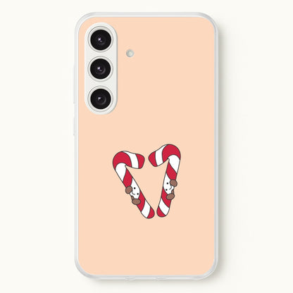 Christmas Candycane Plushies Galaxy S24 Plus Case