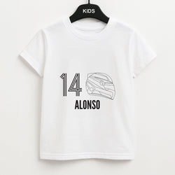 Alonso Helmet 2026 Kids Unisex T-Shirt