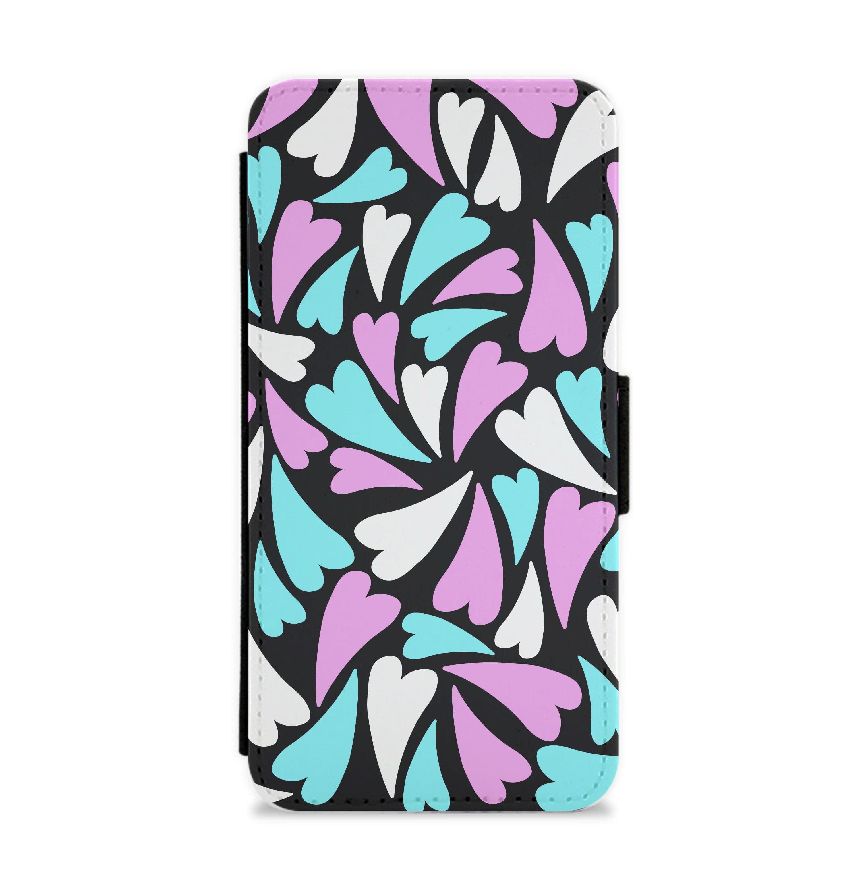 Transgender Hearts - Pride Flip / Wallet Phone Case