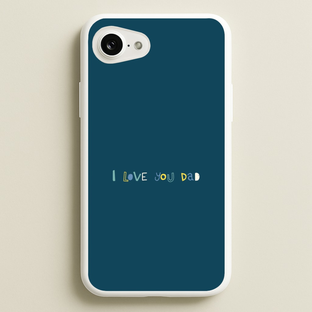 I Love You Dad Scribbles iPhone 17e Case