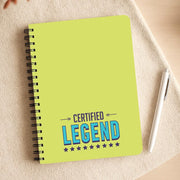 Certified Legend Notebook 3