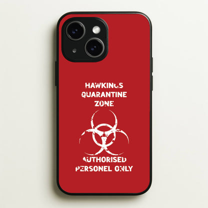 Hawkings Quarantine Zone iPhone 15 Plus Case