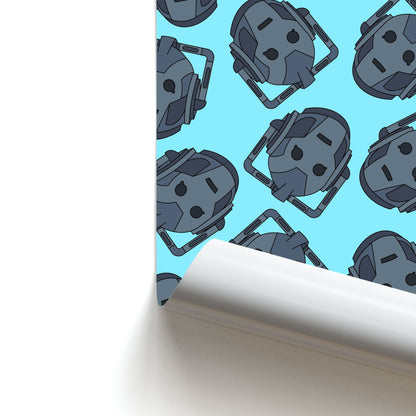 Cyberman Pattern Poster