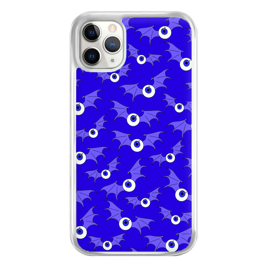 Purple Bat Pattern Phone Case