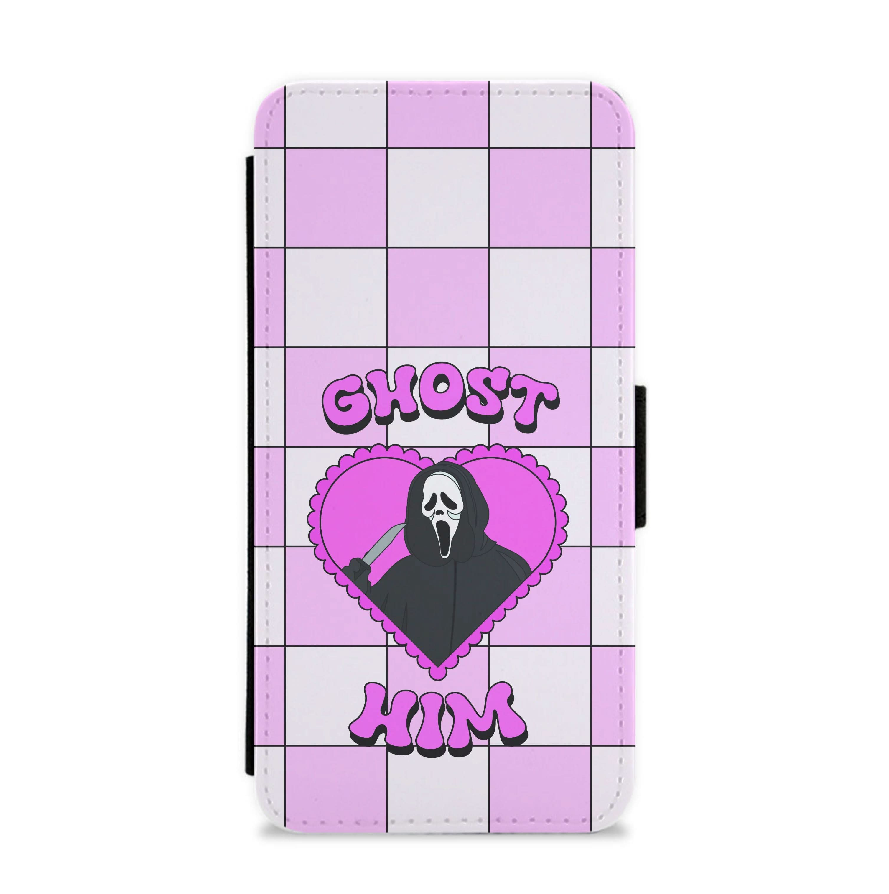 Ghost Him Flip / Wallet Phone Case