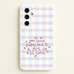 Dreamy Plaid Galaxy A54 Case