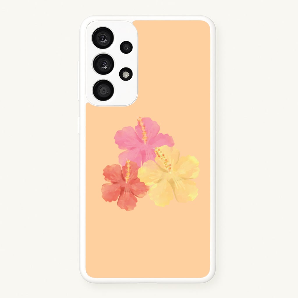 Hibiscus Sunset Galaxy A33 Case