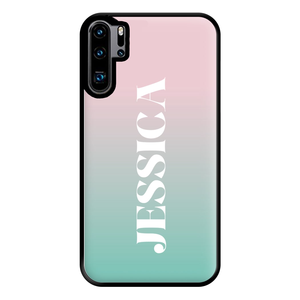 Gradient Personalised Name Huawei P30 Pro Case