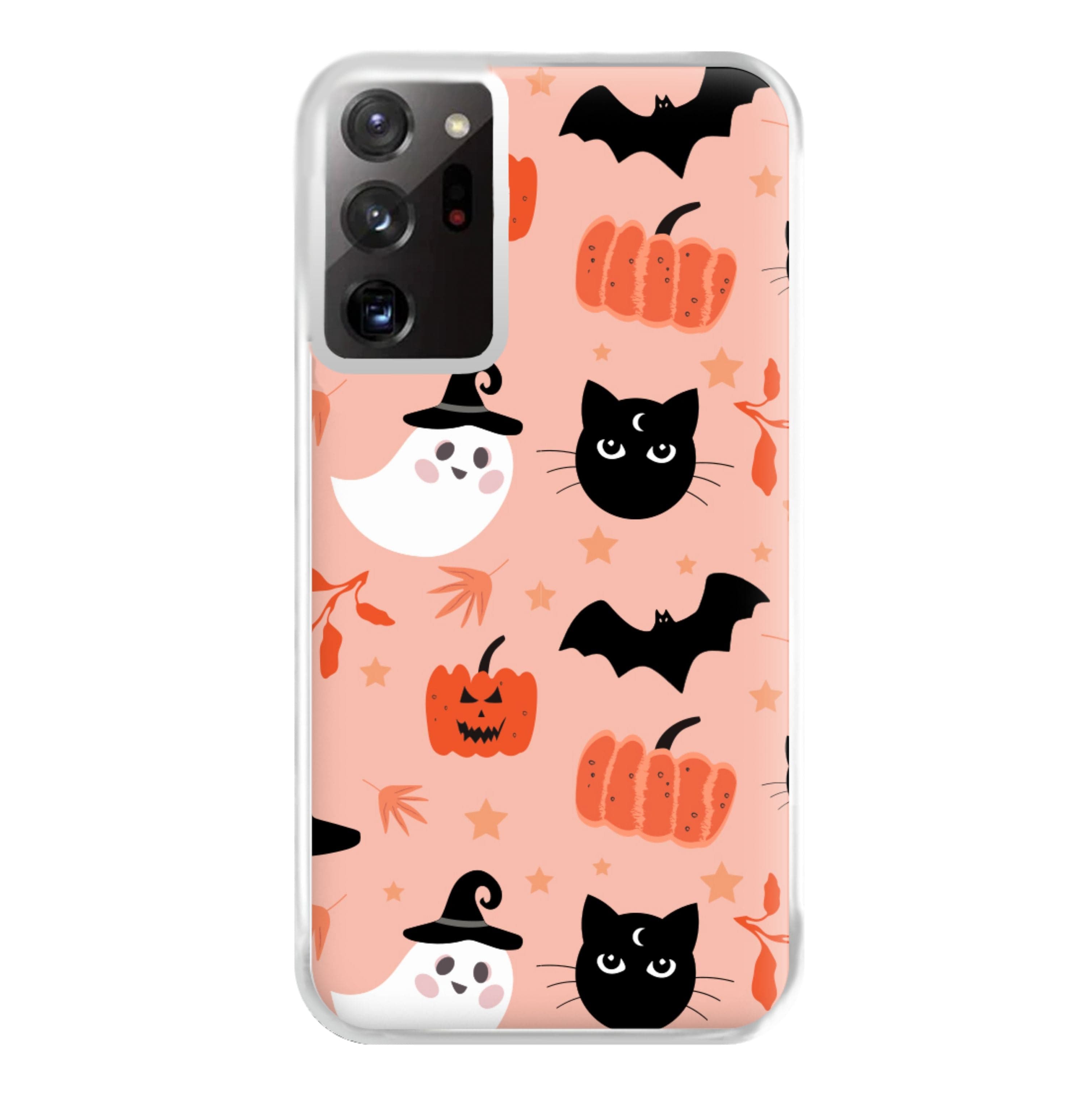 Pretty Pink Halloween Pattern Phone Case