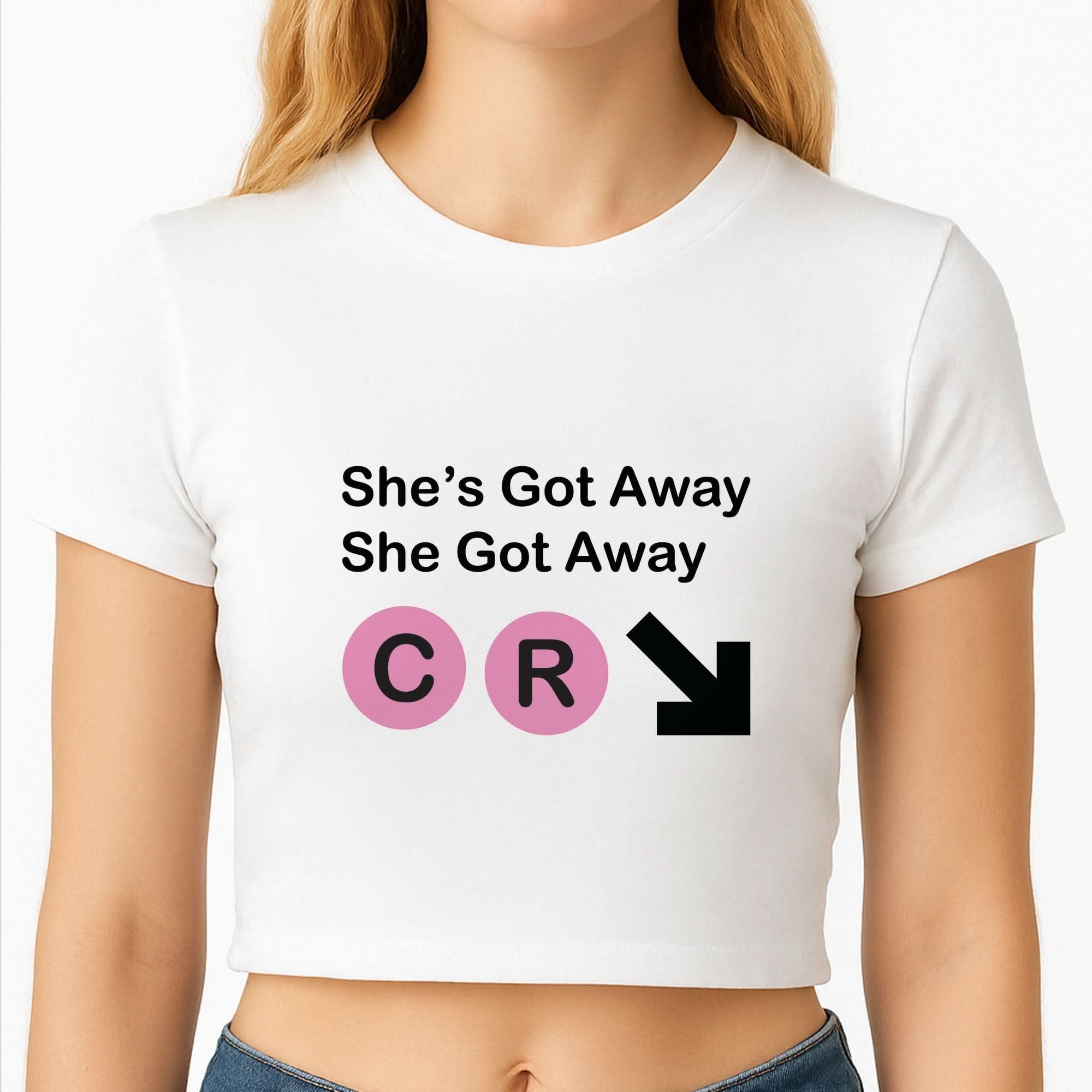 She Got Away Crop Top