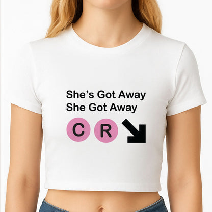 She Got Away Crop Top