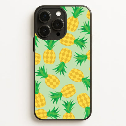 Pineapples Pattern Phone Case for iPhone, Samsung Galaxy and Google Pixel