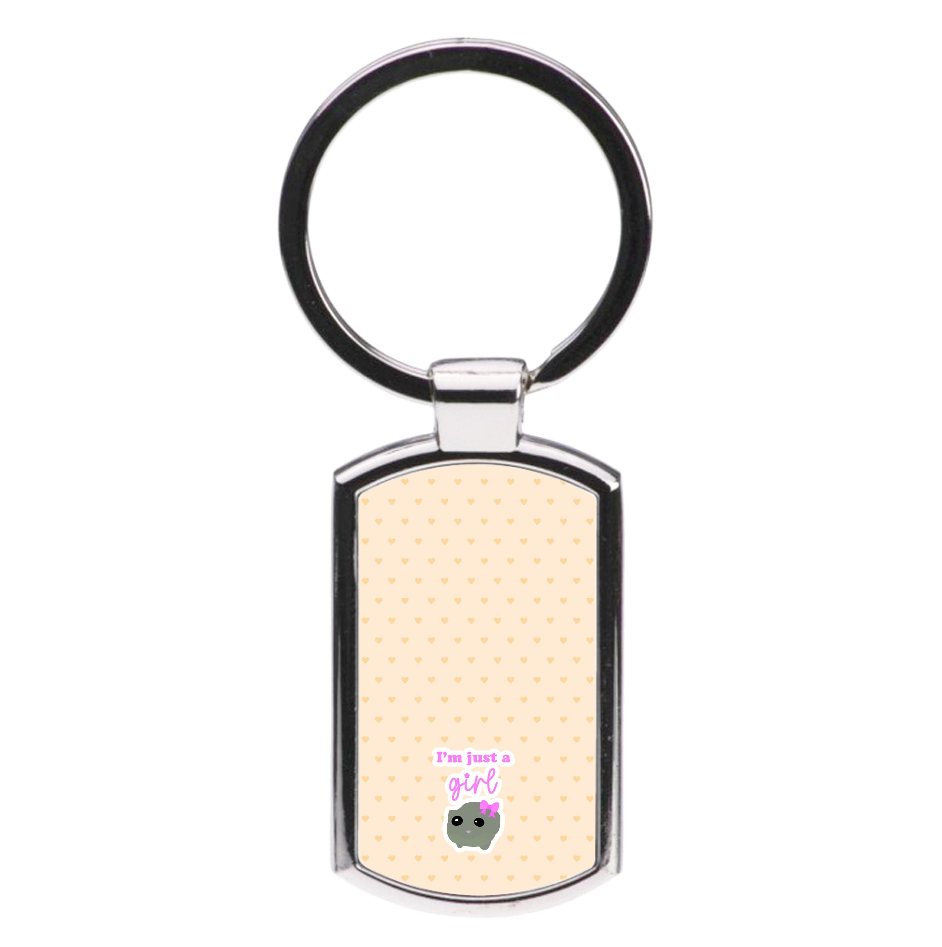 I'm Just A Girl Luxury Keyring