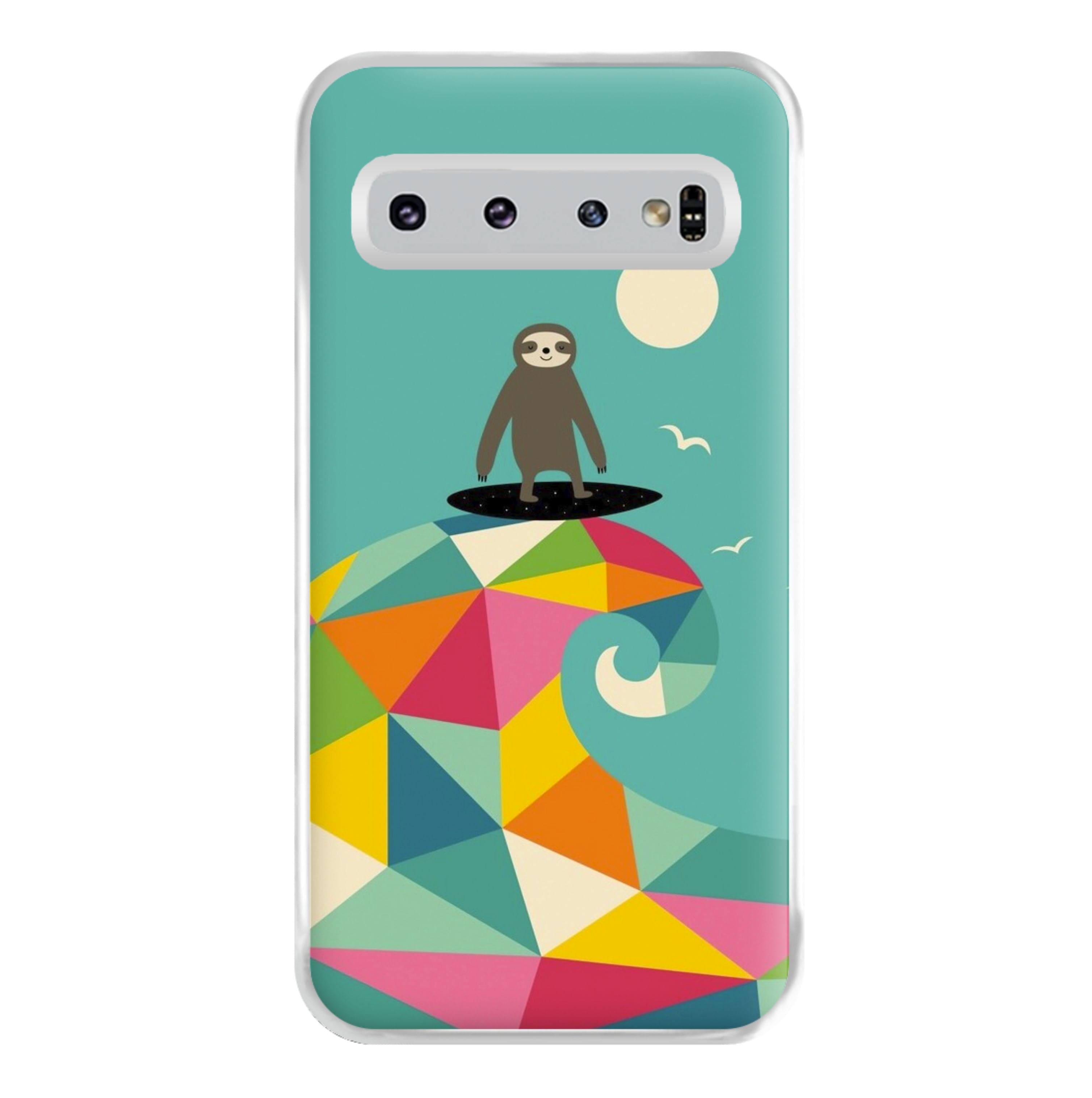 Surfing Sloth Phone Case