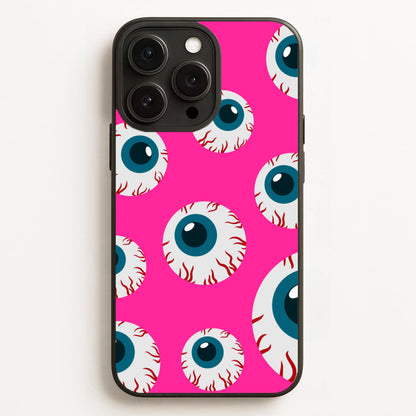 Spooky Eye Pattern Phone Case for iPhone, Samsung Galaxy and Google Pixel