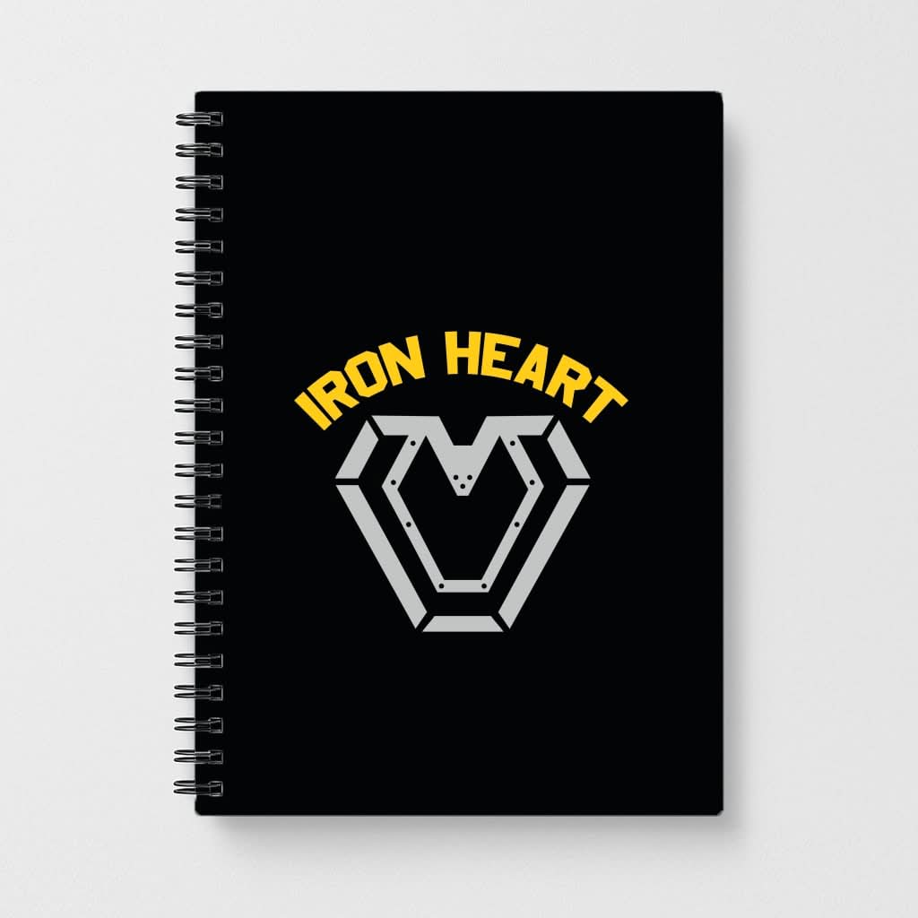 Metal Hero Heart Notebook