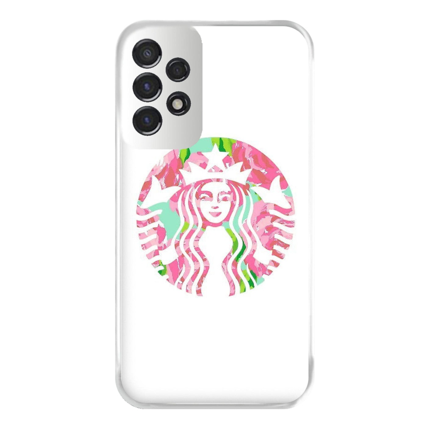 Pink Starbucks Logo Phone Case