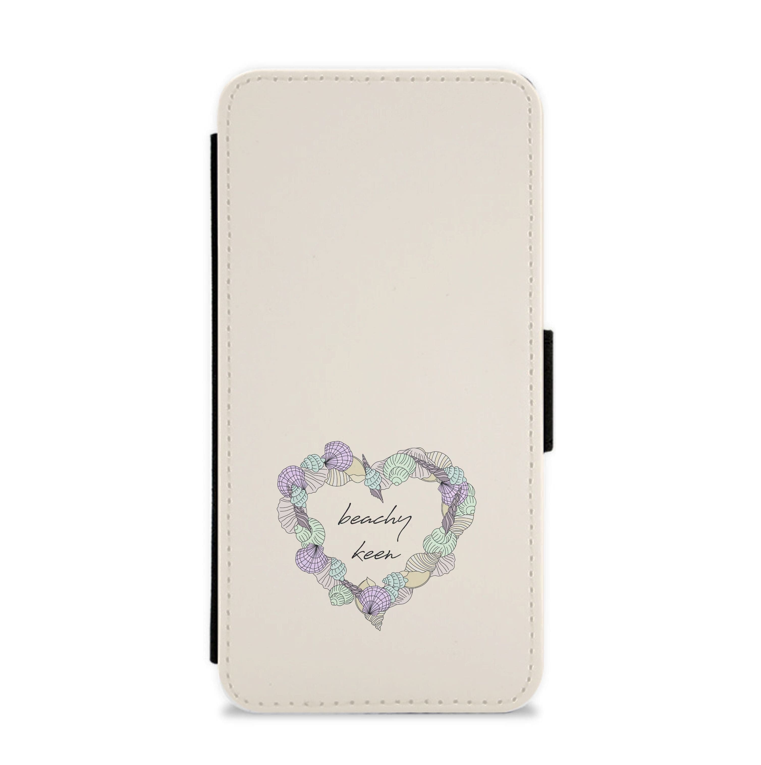 Beachy Keen - Seashells Flip / Wallet Phone Case