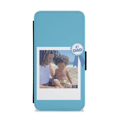 Number 1 Dad - Personalised Father's Day Flip / Wallet Phone Case