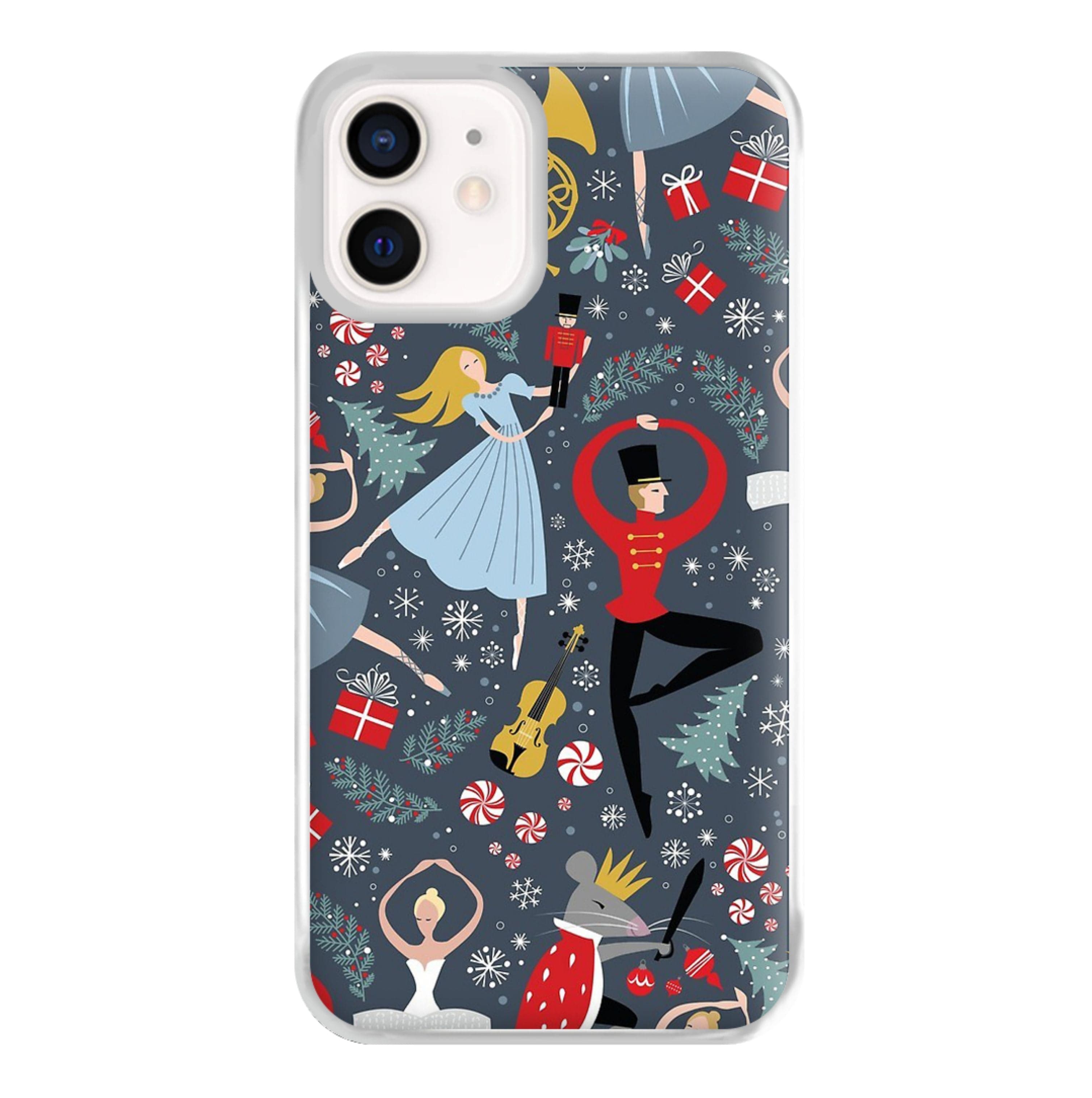 Nutcracker Ballet Pattern - Christmas Phone Case