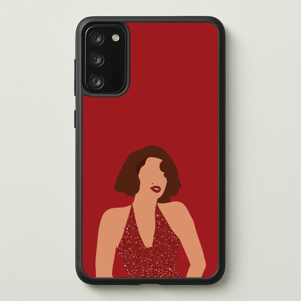 Red Sparkly Dress Galaxy A41 Case