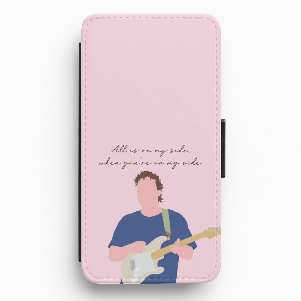 All Is On My Side Pink Flip / Wallet Phone Case