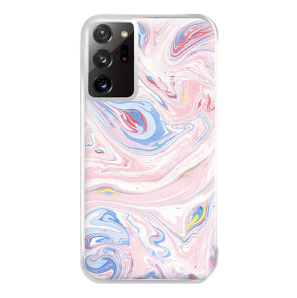 Pink Marble Swirl Phone Case