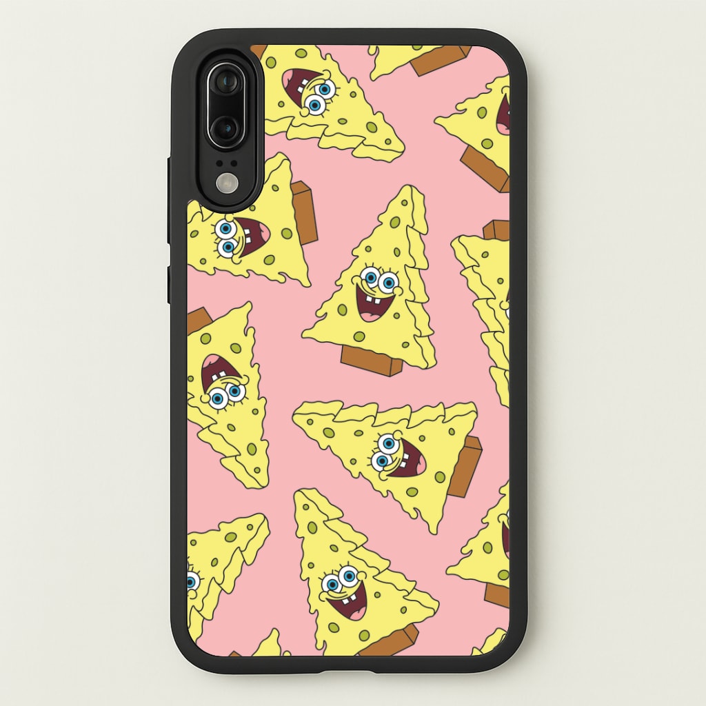 Christmas Tree Cartoon Sponge Pattern Huawei P20 Case