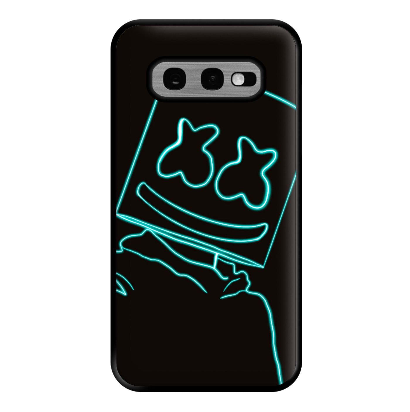 Black Marshmello Neon Phone Case