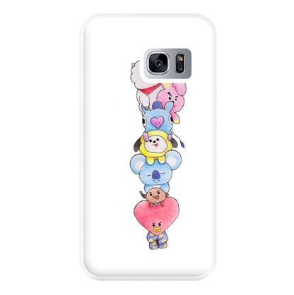 K-Pop Band BT21 Drawing Phone Case