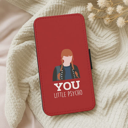 You Little Psycho Leather Phone Case