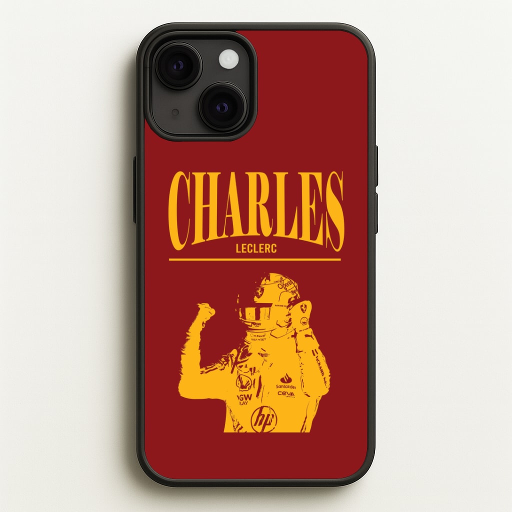 Charles Red And Gold iPhone 13 Mini Case