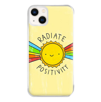 Radiate Positivity Sunshine - Positivity Phone Case