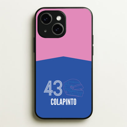 Colapinto Helmet 2026 iPhone 15 Case