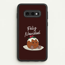Christmas Pudding Plush Galaxy S10e Case