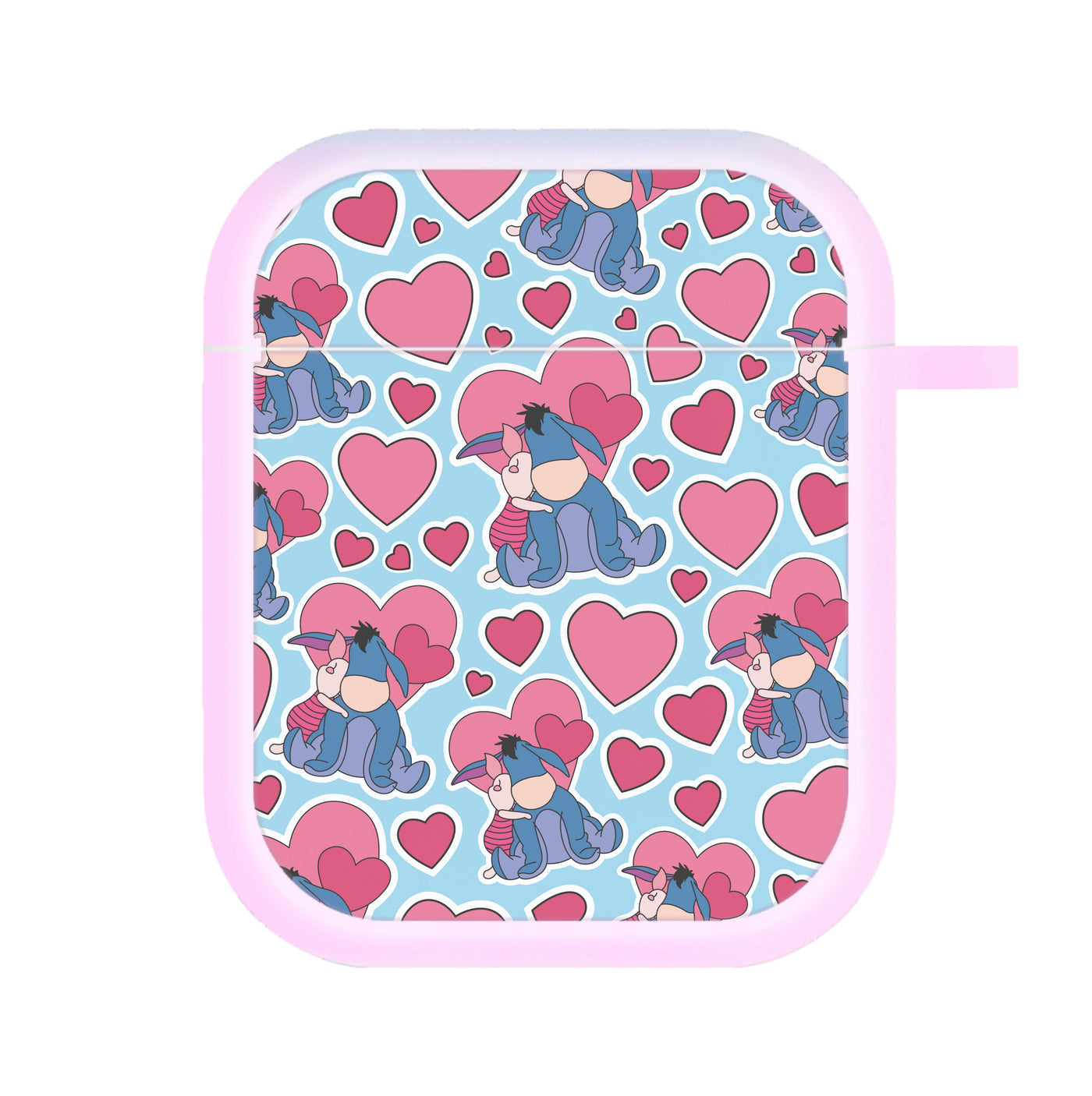 Eeore And Piglet Pattern - Disney Valentine's AirPods Case