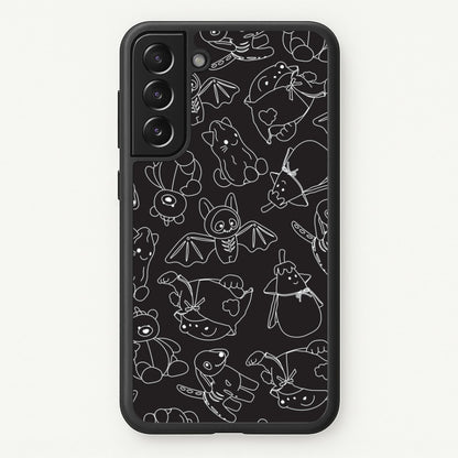 Halloween Plushies Pattern II - Halloween Galaxy S22 Case