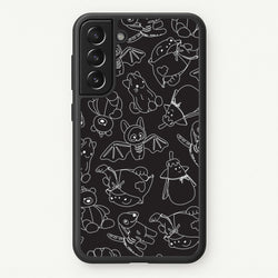 Halloween Plushies Pattern II - Halloween Galaxy S22 Plus Case