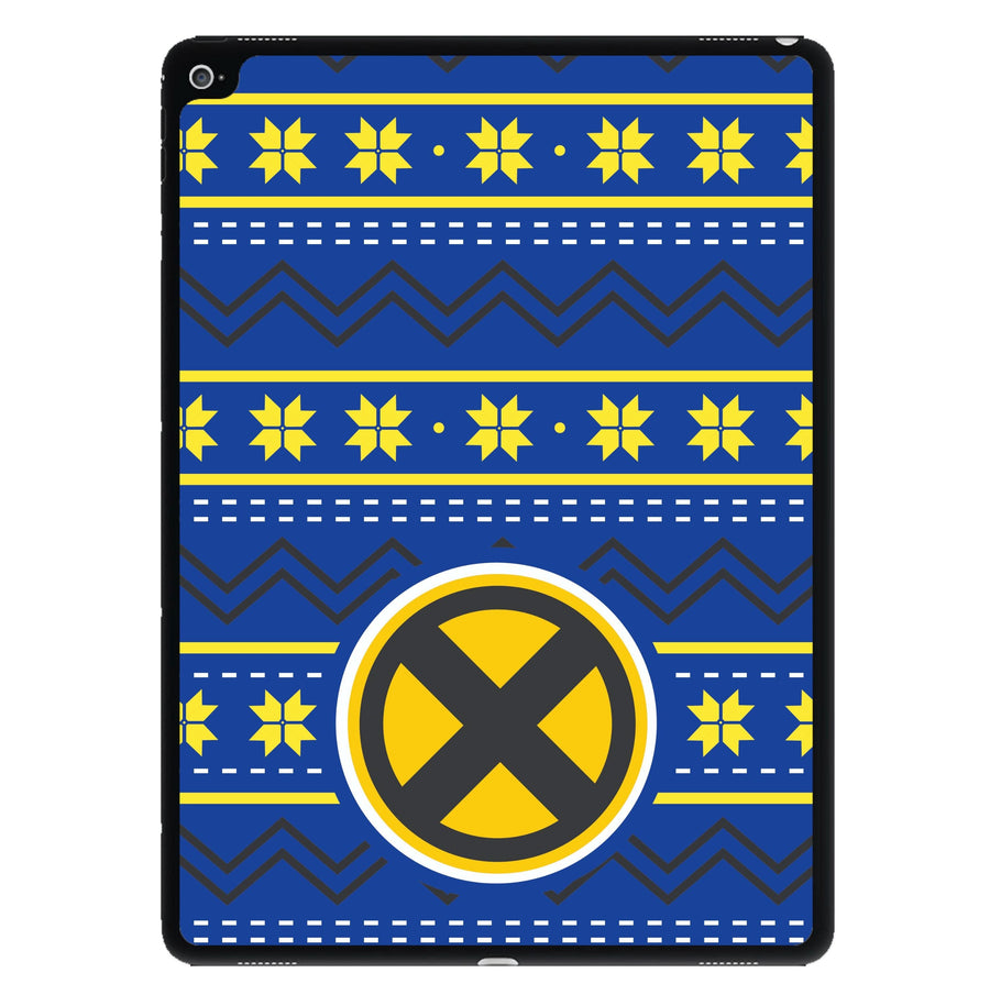 X Christmas Pattern iPad Case