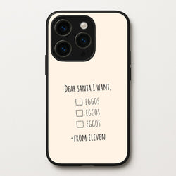 Eleven's Christmas List iPhone 14 Pro Case